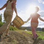 kids on farm